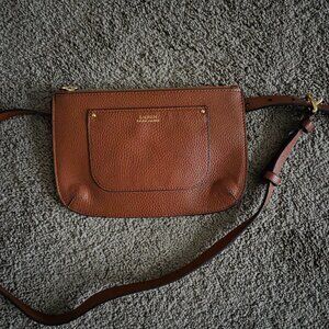 Ralph Lauren Tan Leather Belt Bag NWOT